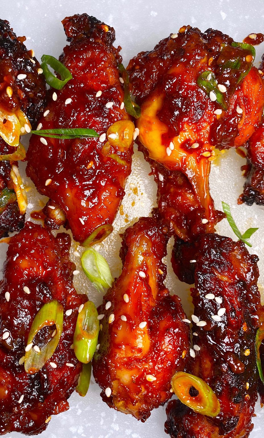 Baked Korean BBQ Chicken Wings