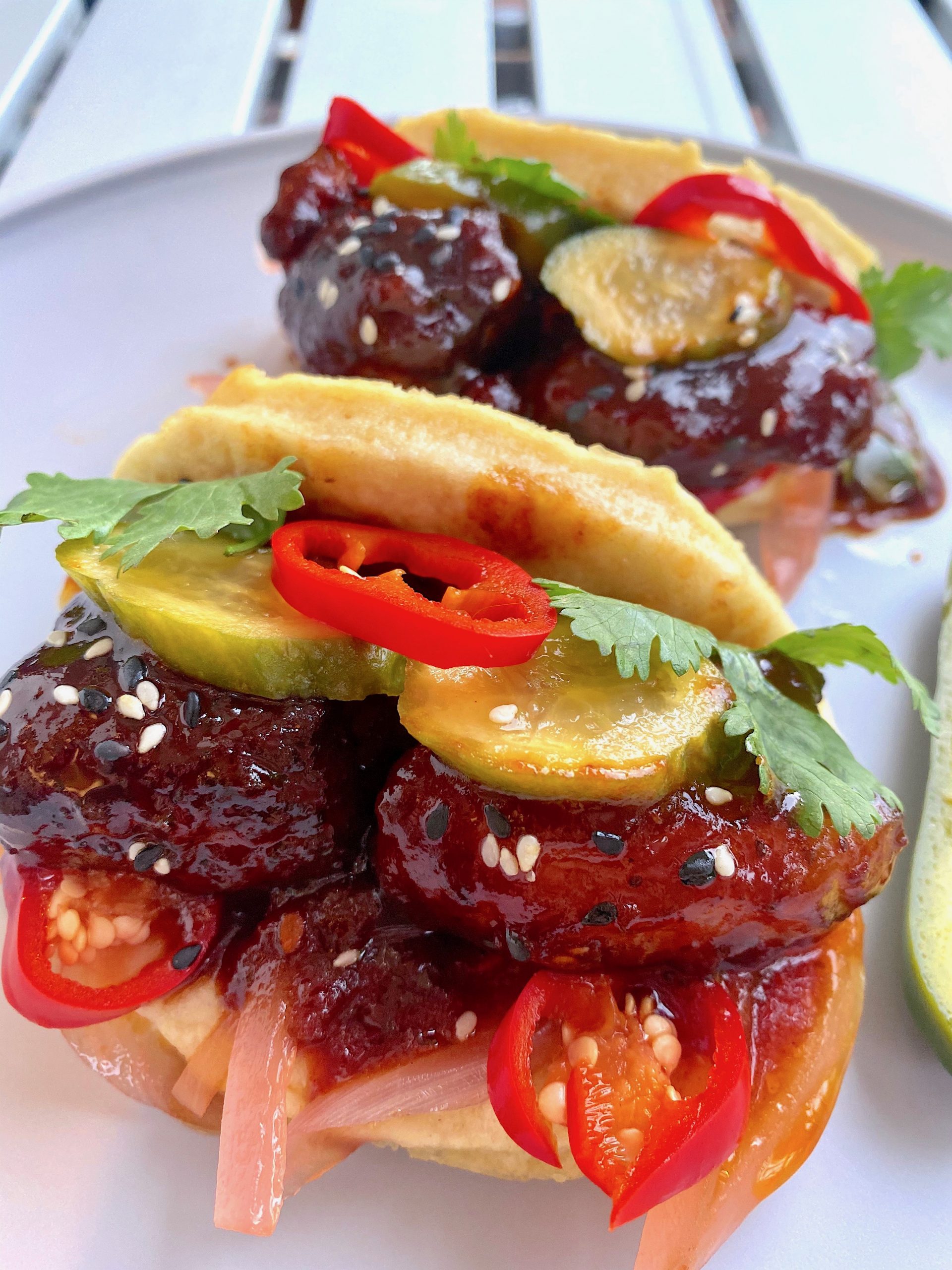 Pork Belly Burnt Ends Bao Buns